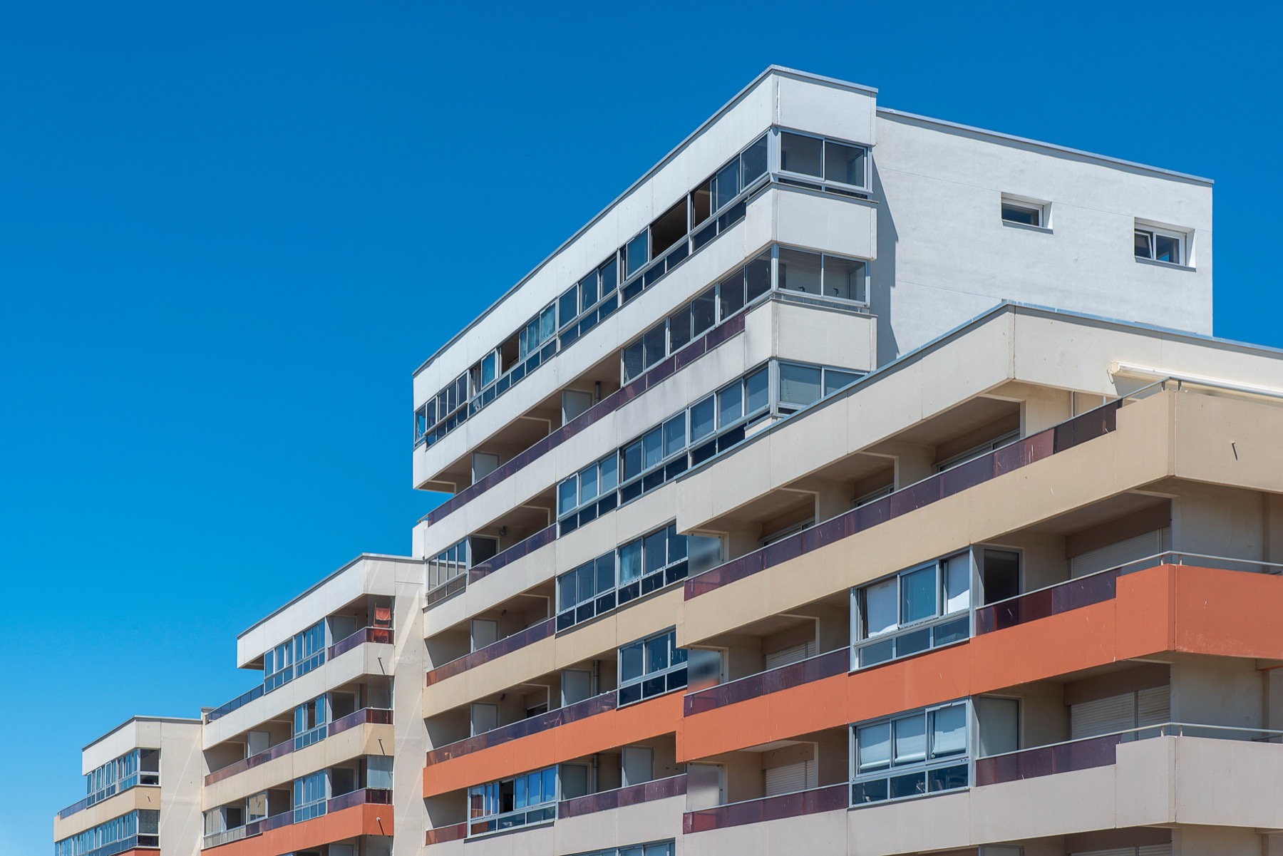 Apartment community exterior